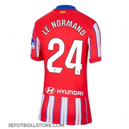 Atletico Madrid Robin Le Normand #24 Replika Hemmatröja Dam 2024-25 Kortärmad